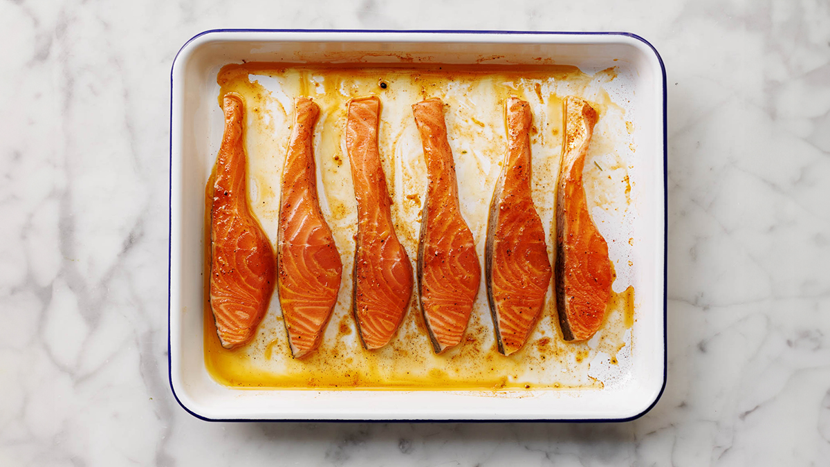 Salmon, Lemon & Smoked Paprika Traybake